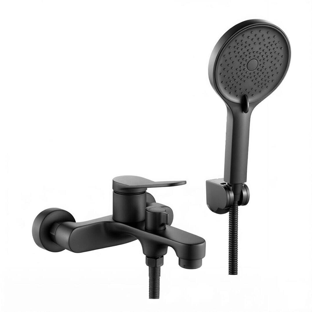 Смеситель для ванны Shevanik S6202H, черный