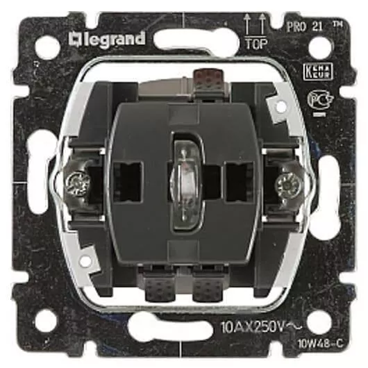 

Выключатель одноклавишный 2-полюсный Legrand Galea Life 10A 250V с подсветкой 775822