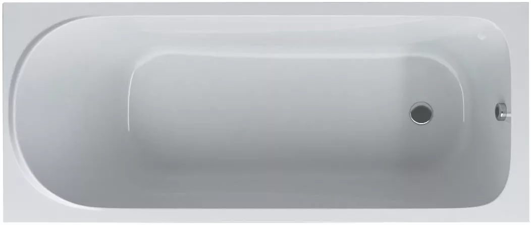 Акриловые ванны  Santehnika Room Акриловая ванна AM.PM Sense W75A-150-070W-KL 150x70 см, пристенная, белая, с каркасом, со сливом-переливом