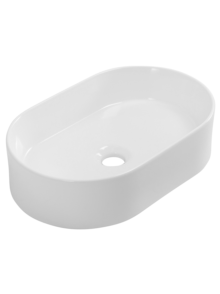 

Накладная раковина Cezares 46 глянцевая белая