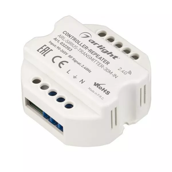 

Контроллер-усилитель Arlight ARL-Sirius-Transmitter-30M-IN 032353