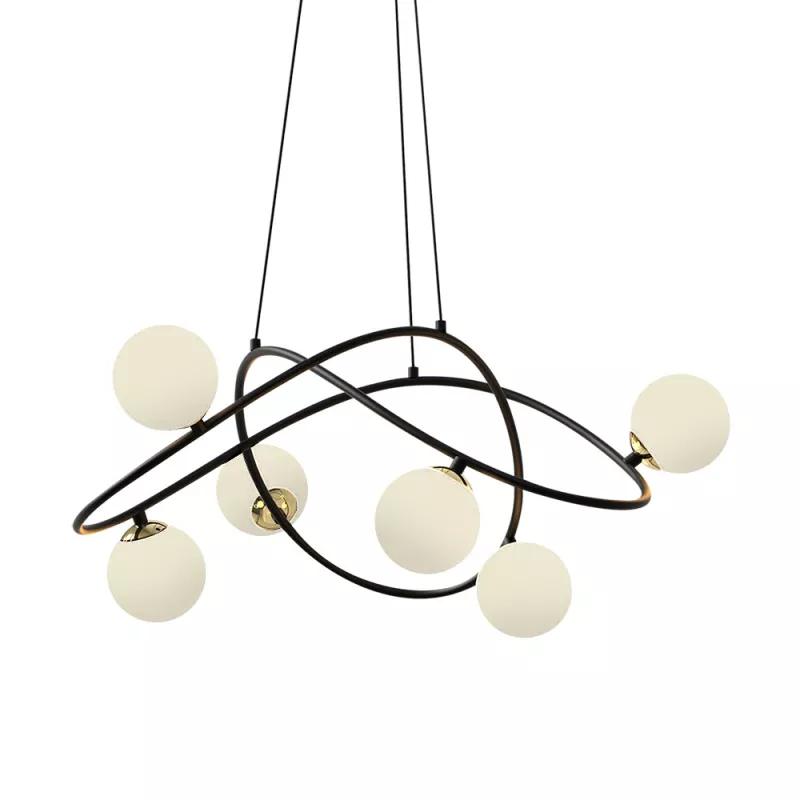 Подвесные люстры  Santehnika Room Подвесная люстра Delight Collection P0691-6A black
