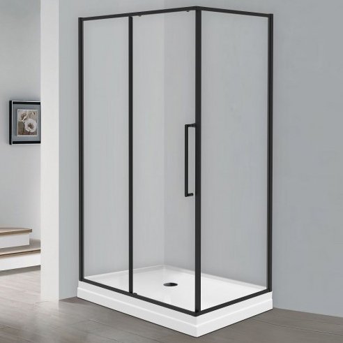 

Душевой уголок Esbano Surf ESS-108PS-B 100х80 см, профиль черный, стекло прозрачное