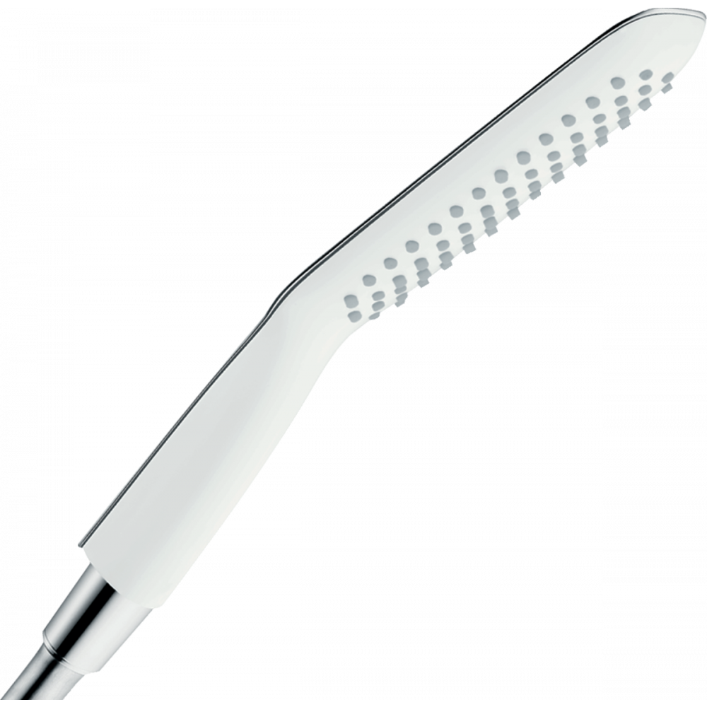 

Ручной душ-"палочка" Hansgrohe PuraVida 120 1jet EcoSmart 9 л/мин, белый/хром 28568400