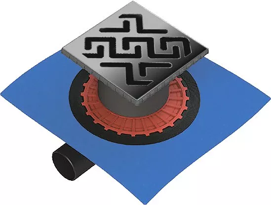 

Душевой трап Berges Wasserhaus Zentrum Antik 15x15 см 090365