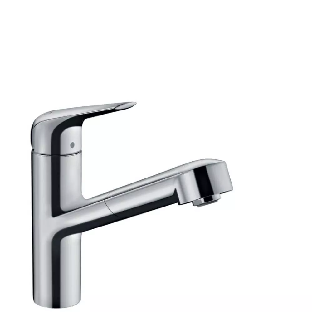 

Кухонный смеситель hansgrohe Focus M42, однорычажный с вытяжным изливом 71814000
