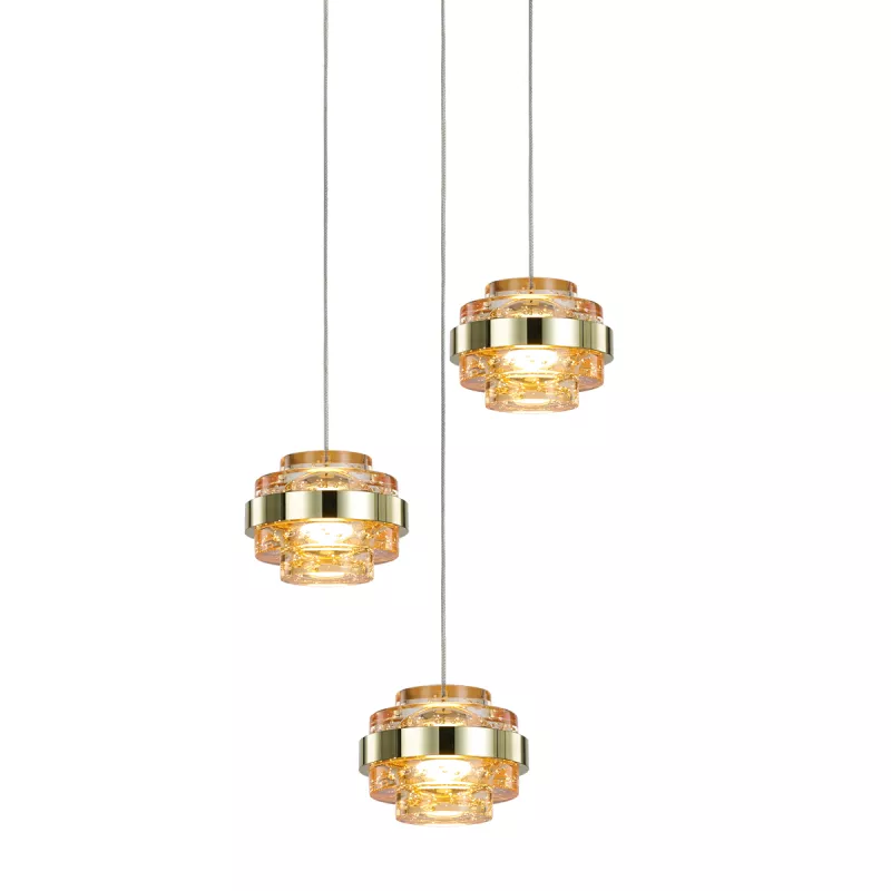 

Подвесной светильник Delight Collection MD22030002 MD22030002-3A gold/champagne