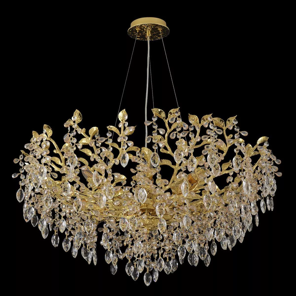 

Подвесная люстра Crystal Lux Eden SP10 Gold