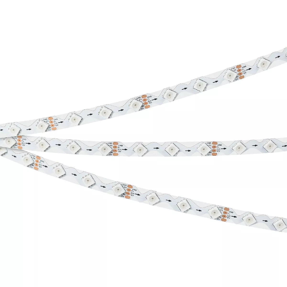 

Светодиодная лента Arlight SPI-RZ-B60-8mm 12V RGB-PX1-BPT (9 W/m, IP20, 5060, 5m) 047382