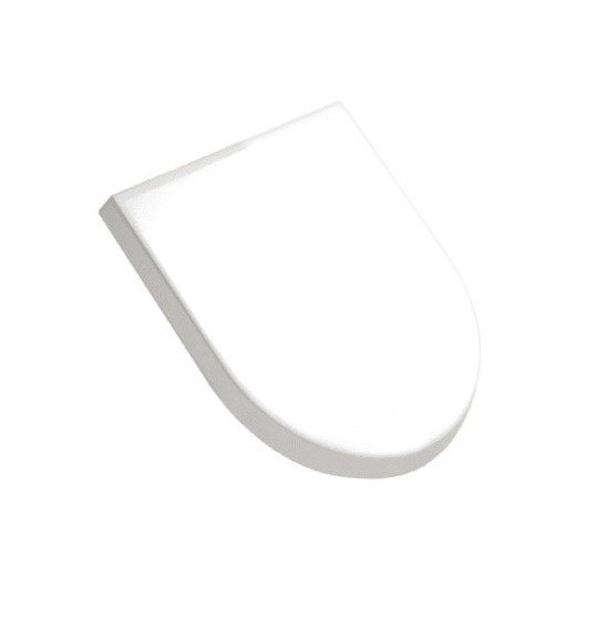GLOBO Forty3 Крышка для писсуара FO030, термопластик, цвет белый/хром .микролифт FO024BI - фото 1