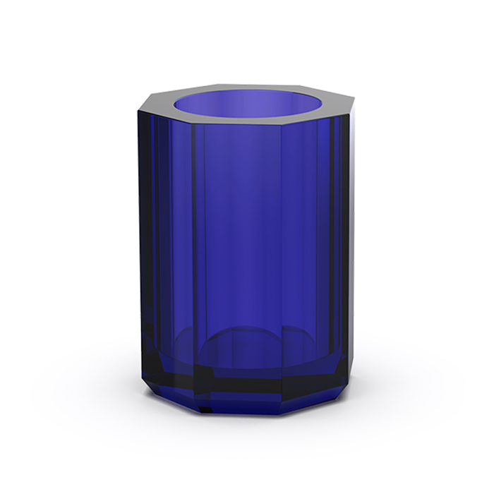 

DECOR WALTHER (Kristall KR BER) Стакан настольный (тамблер), хрустальное стекло, 10 X Ø 7 см, цвет синий