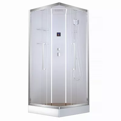 

Душевая кабина Acquazzone Quoris 100х100 хром