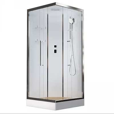 

Душевая кабина Acquazzone Quoris 100х100 хром