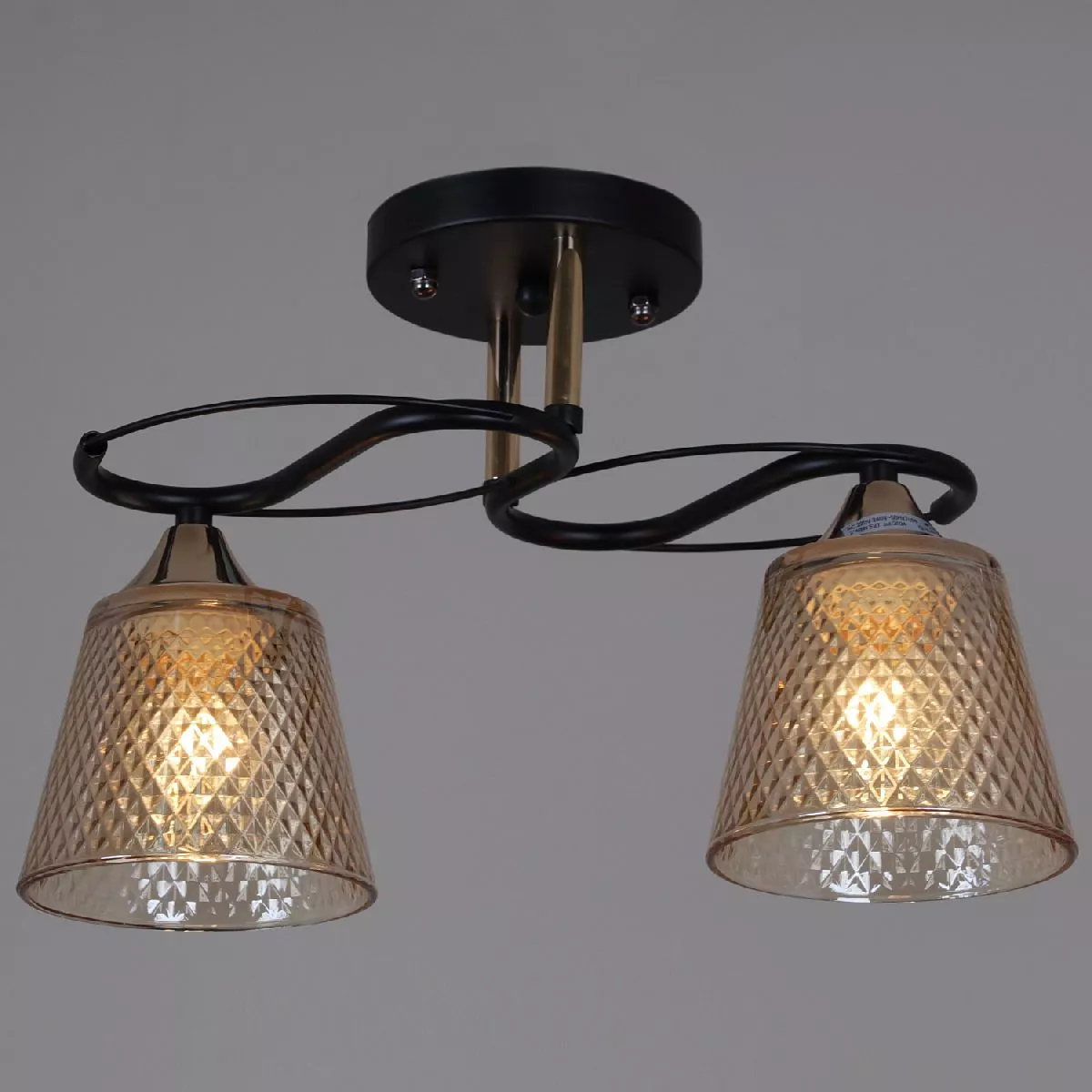 

Потолочный светильник Reluce 06087-0.3-02 BK+FG