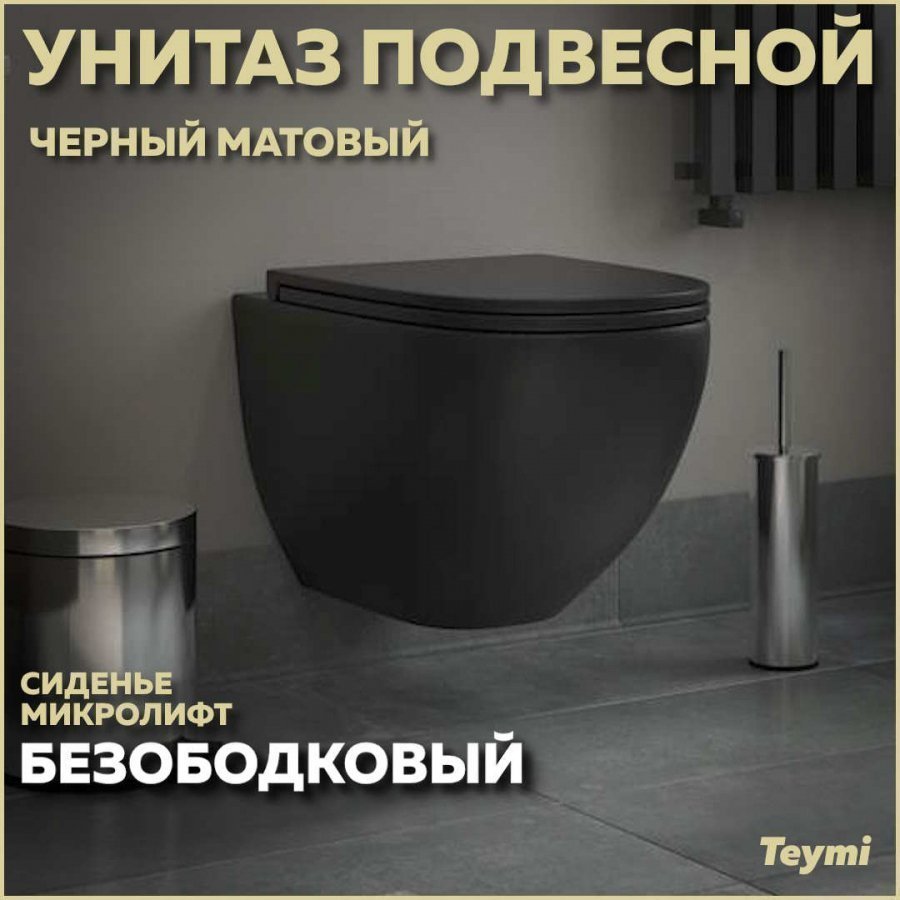 

Унитаз подвесной Teymi Lina S T40111