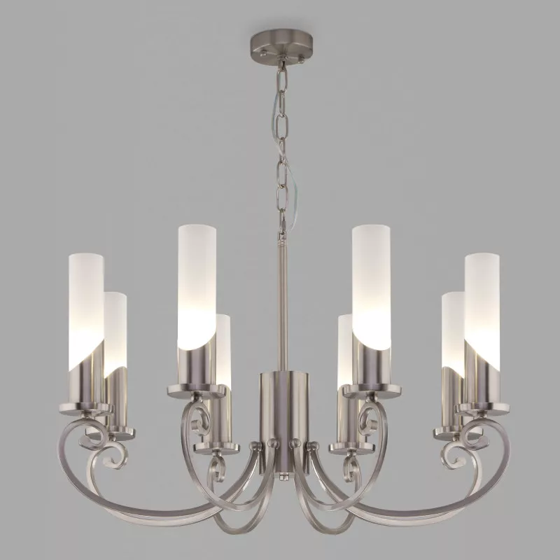 

Подвесная люстра Eurosvet 60117/8 никель Smart a050019