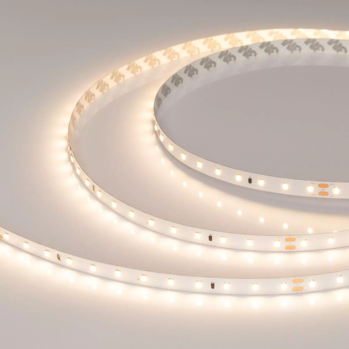 

Светодиодная лента Arlight 3,8W/m 72LED/m 2835SMD теплый белый 60M IC-A72-10mm 48V Warm3000 032190