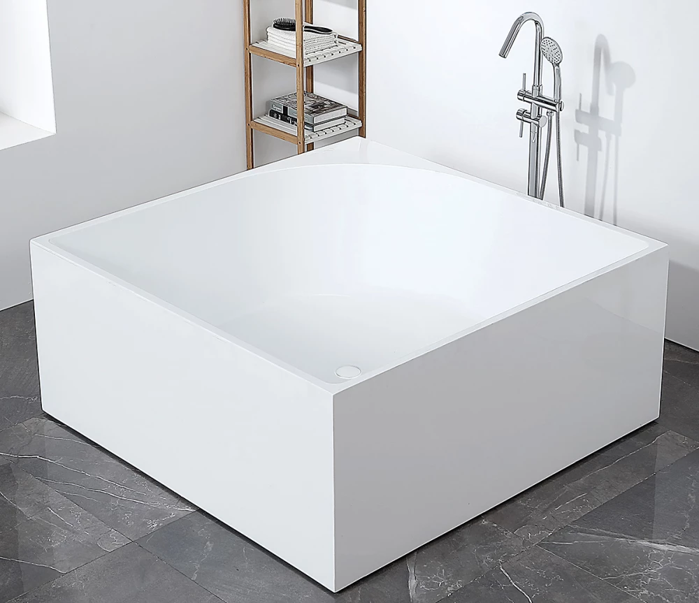 

Акриловая ванна Abber 140x140 AB9337 белая, без гидромассажа