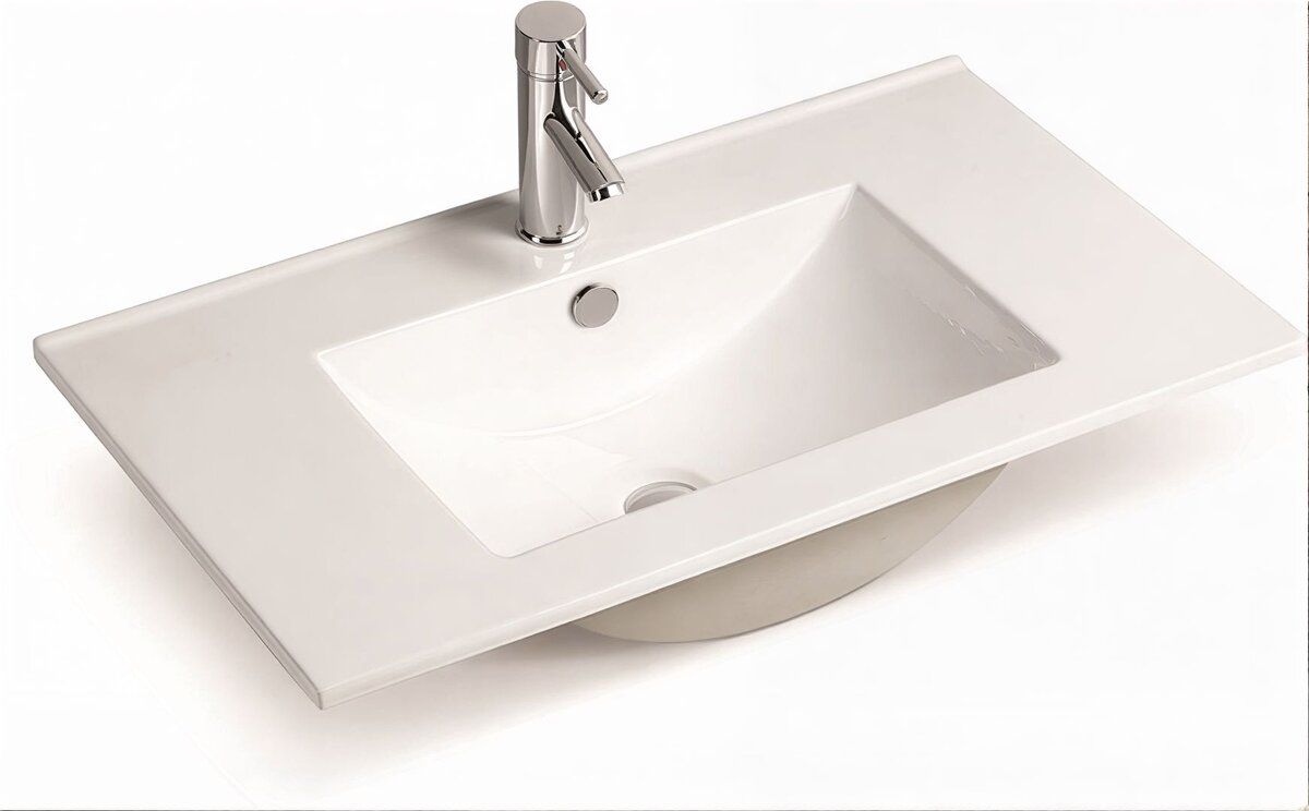 SL-2102(120) Раковина керамическая (врезная сверху),, шт