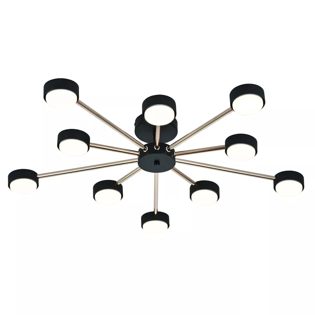 Потолочная люстра Escada Luminix 120008/10R Black/Gold ES0000096