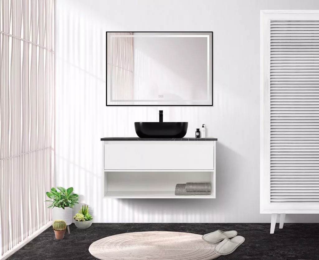 

Комплект мебели BelBagno Kraft 80 белый матовый