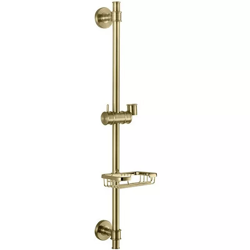 Душевая штанга Kaiser 60 с мыльницей бронза