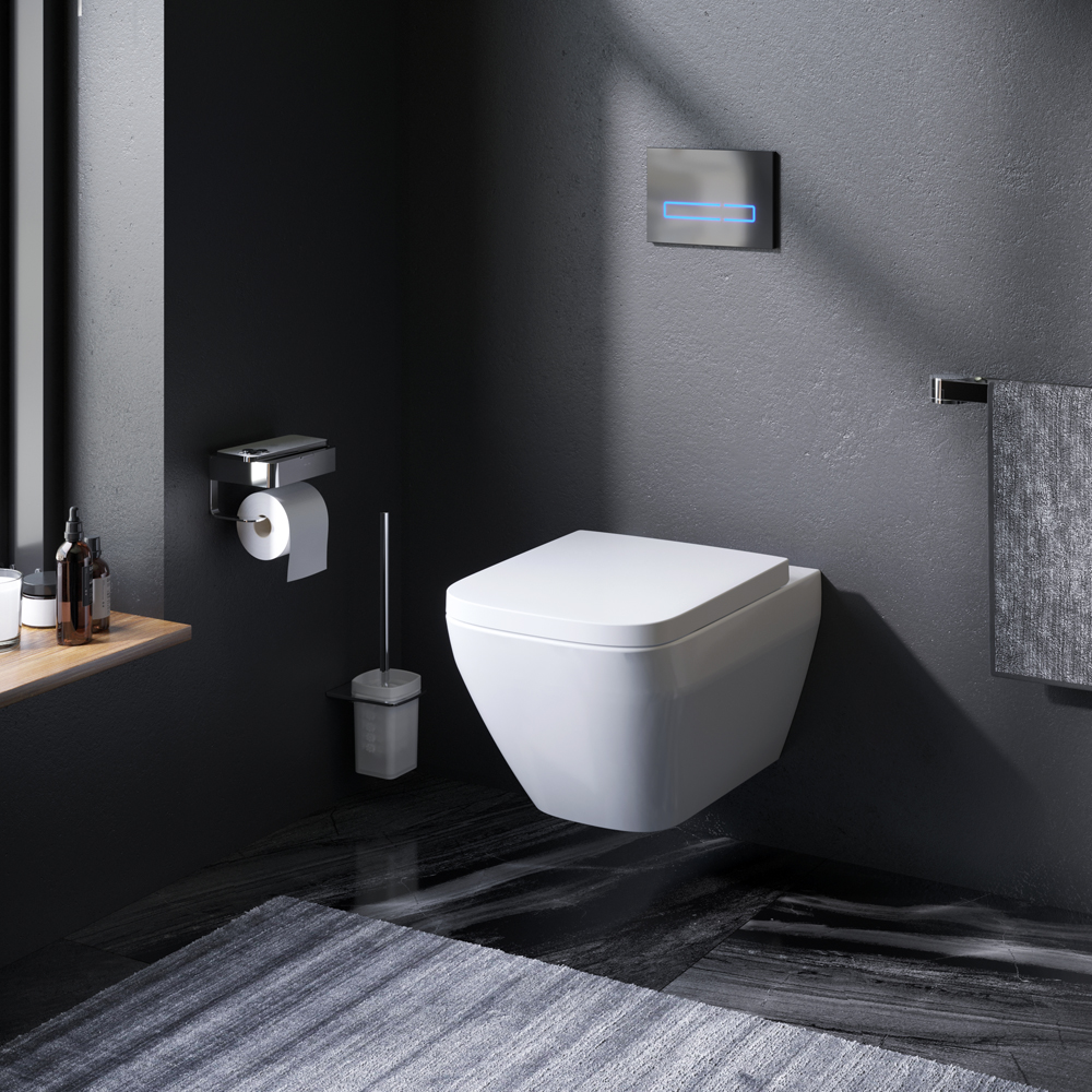 

Унитаз подвесной AM.PM Spirit V2.0 FlashClean с микролифтом, белый
