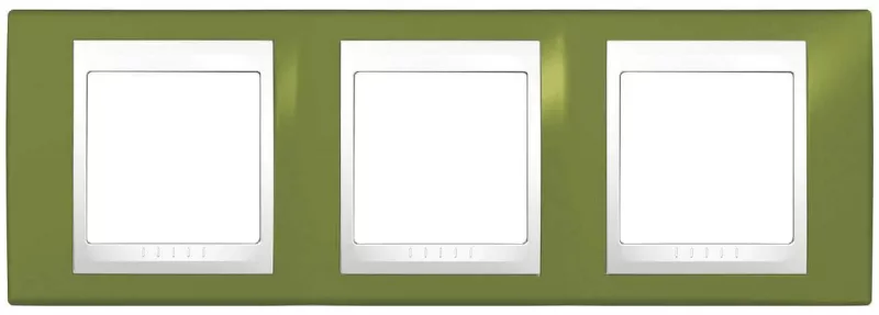 

Рамка 3-постовая Schneider Electric Unica Хамелеон MGU6.006.866
