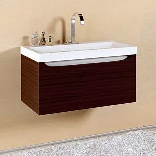 

Тумба с раковиной Aqwella 5 stars Верона 80 венге трюфель, Темное дерево
