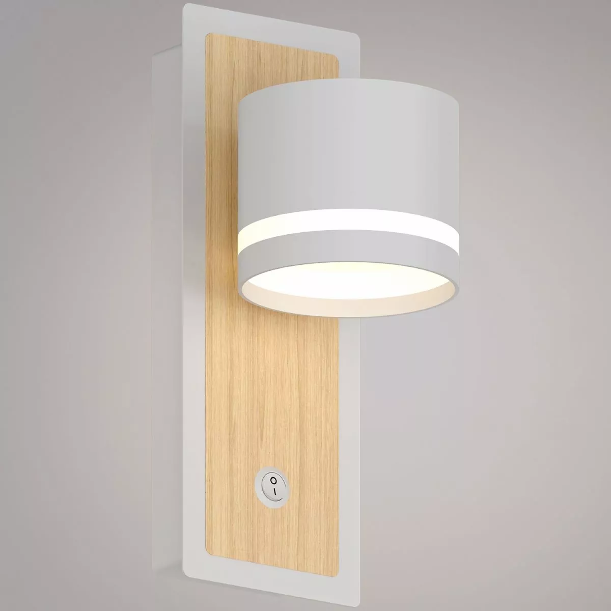 

Настенный светильник Reluce 22540-0.2-01 WH+WOOD