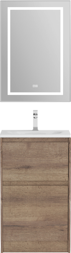 

Мебель для ванной комнаты BelBagno Kraft 39 50 напольная, rovere tabacco, раковина BB-8099-3-50