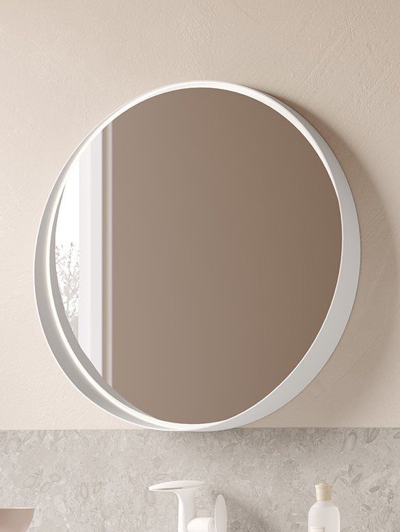 Зеркало круглое ORKA Agora 75 матовое белое 22000₽