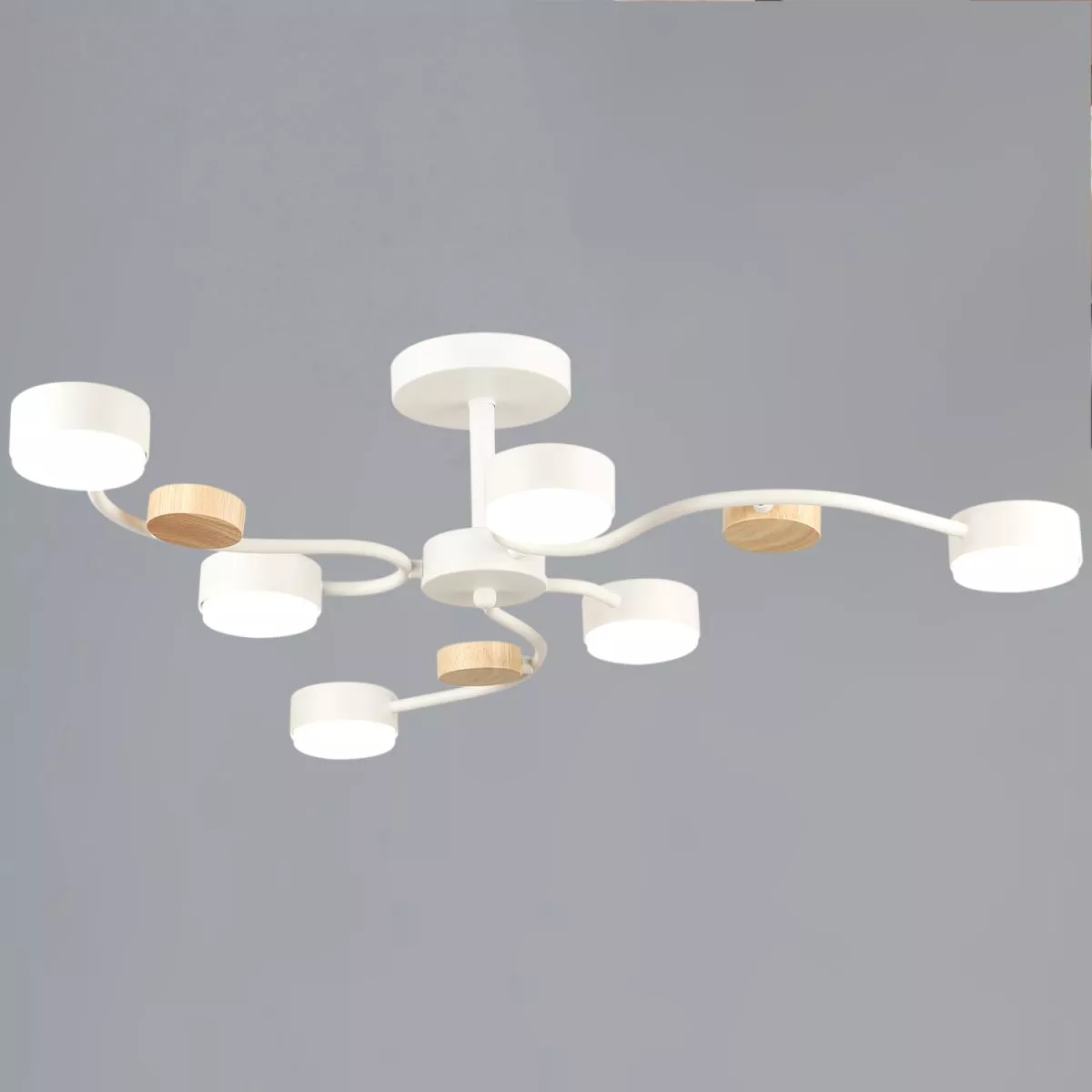 

Люстра на штанге Reluce 92860-0.3-06 WT+WOOD GX53