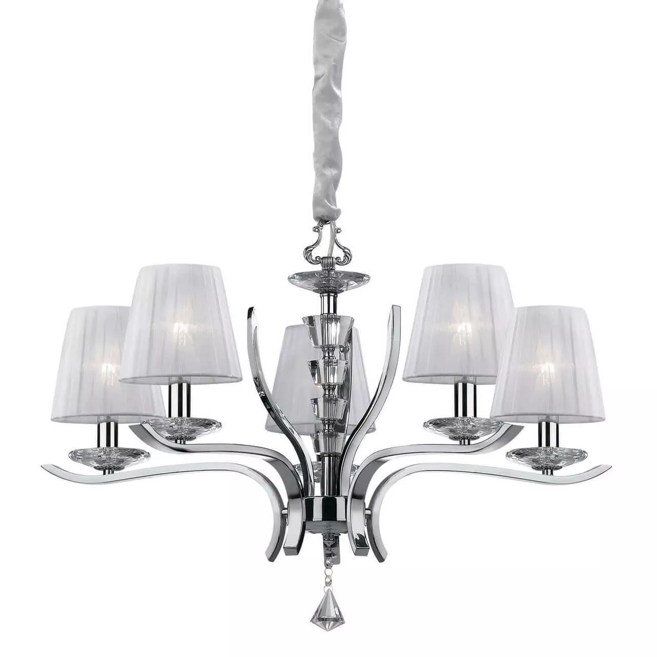 

Подвесная люстра Ideal Lux Pegaso SP5 Bianco 066448