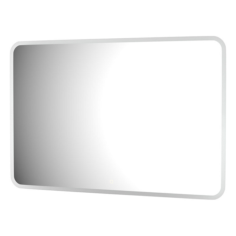 Зеркало с матированием и LED-подсветкой 38W (120x80 cm) (Сенсорный выключатель) (Теплый белый свет) (DEFESTO)