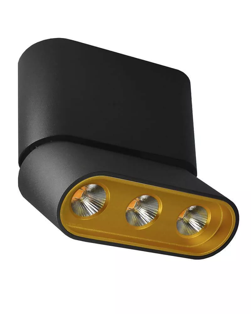 

Светодиодный спот Lumien Hall Фергус 8005/3CS-BK-GD