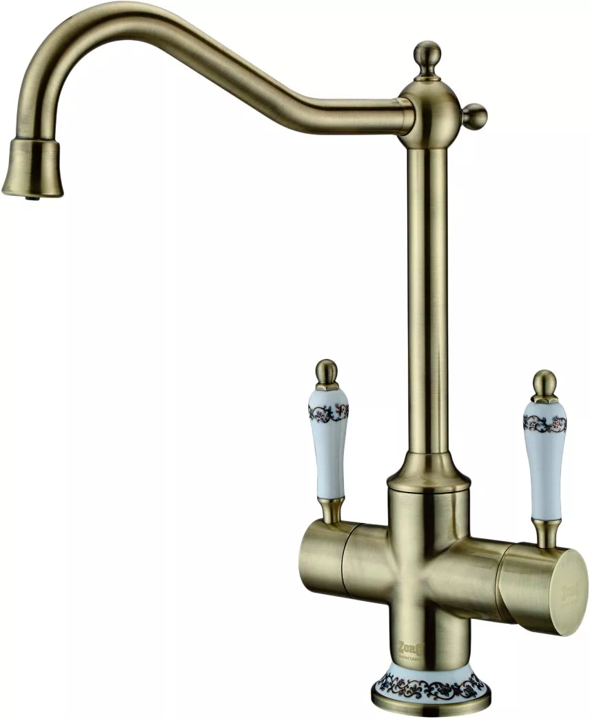 

Смеситель Zorg Sanitary ZR 344 YF BR для кухонной мойки