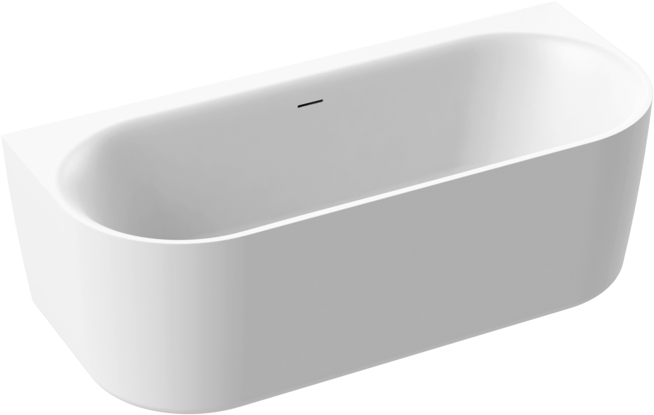 

Акриловая ванна Cezares Metauro METAURO-INT-Wall-180-80-60-W-MATT 180x80 см, пристенная, белая матовая, овальная, вклеенный каркас, со сливом-переливом, с донным клапаном