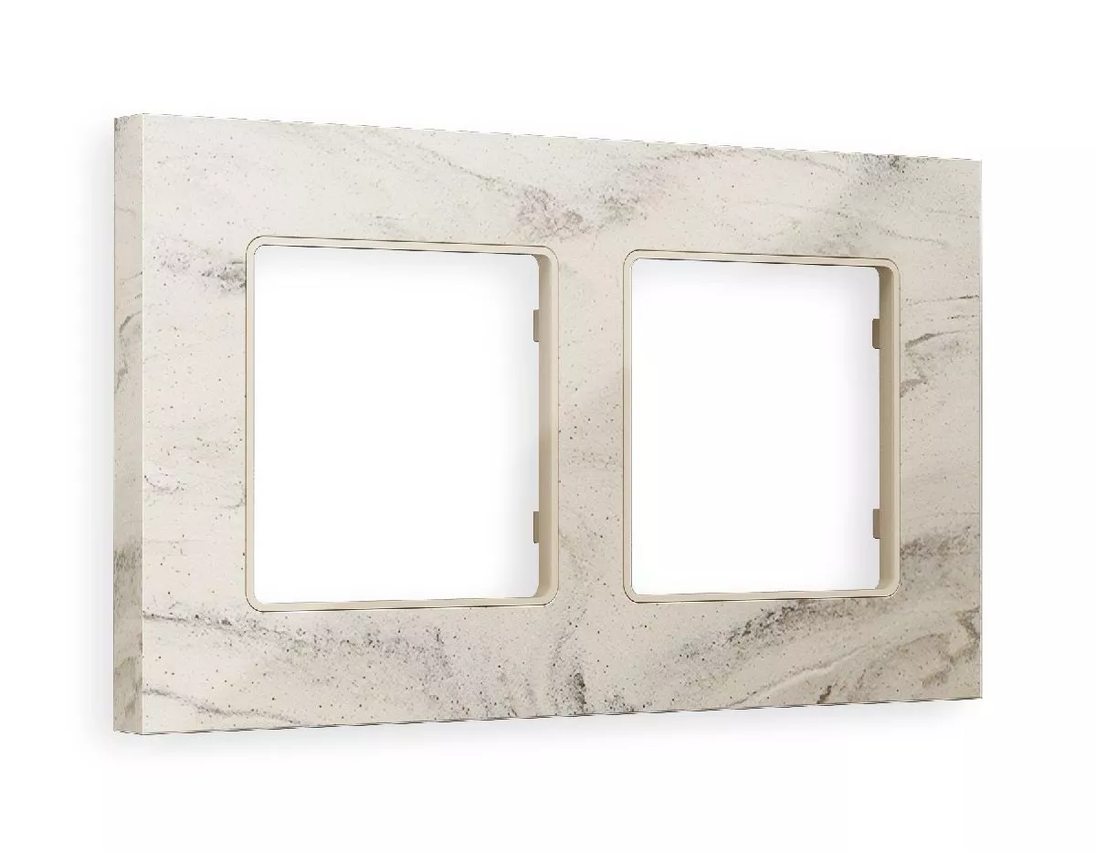 

Рамка двухместная Ambrella Volt Grand AF930602