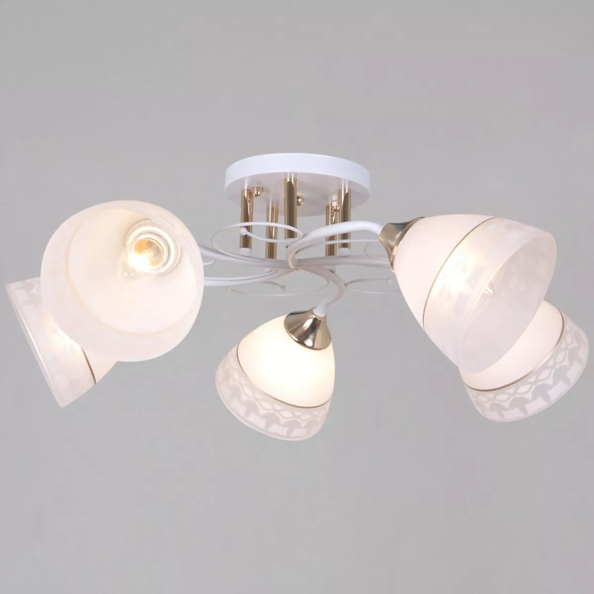 

Потолочная люстра Reluce 11460-0.3-05 WH+FG