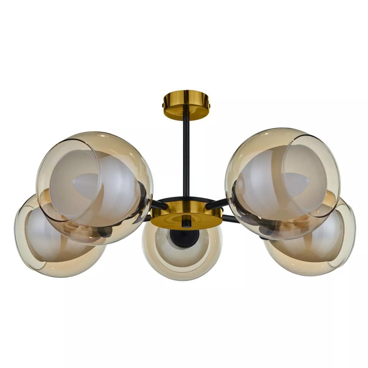 

Люстра на штанге 33 Идеи CHN800S.05.17BL.PA-S12AM