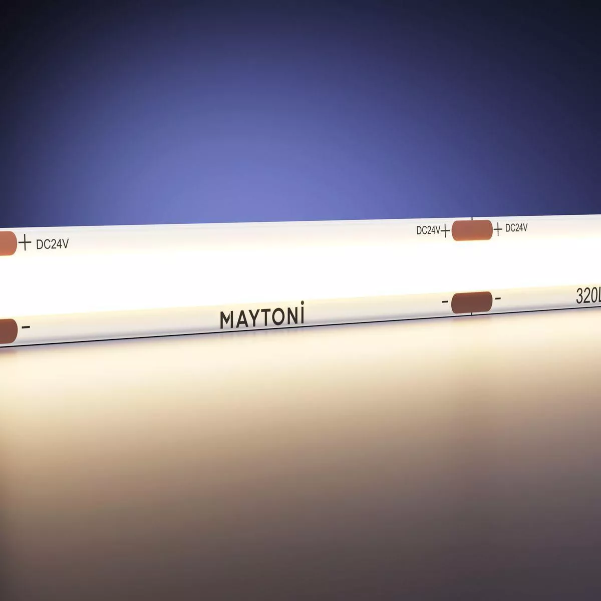 

Светодиодная лента Maytoni 8W/m 320LED/m COB теплый белый 5M 201071