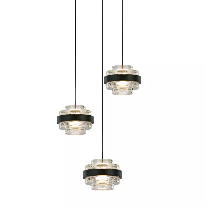 

Подвесной светильник Delight Collection MD22030002 MD22030002-3A black/clear