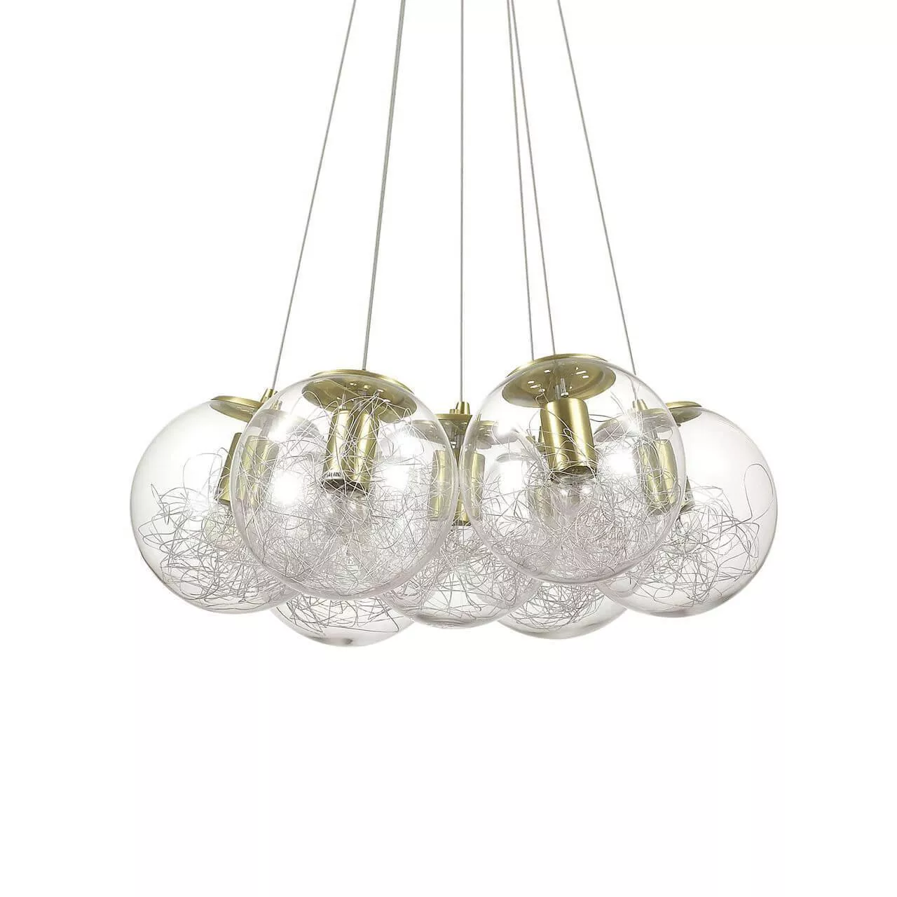 

Подвесная люстра Ideal Lux Mapa Sat SP7 Ottone 176000