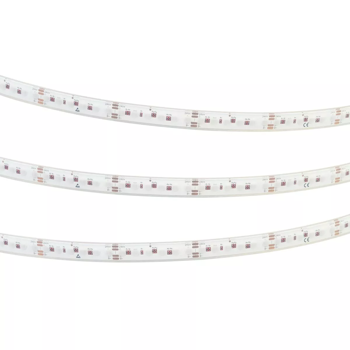 

Светодиодная лента герметичная Arlight DOT-PFS-X120-12mm 24V RGB (14 W/m, IP68, 5m) (5 лет) 058096