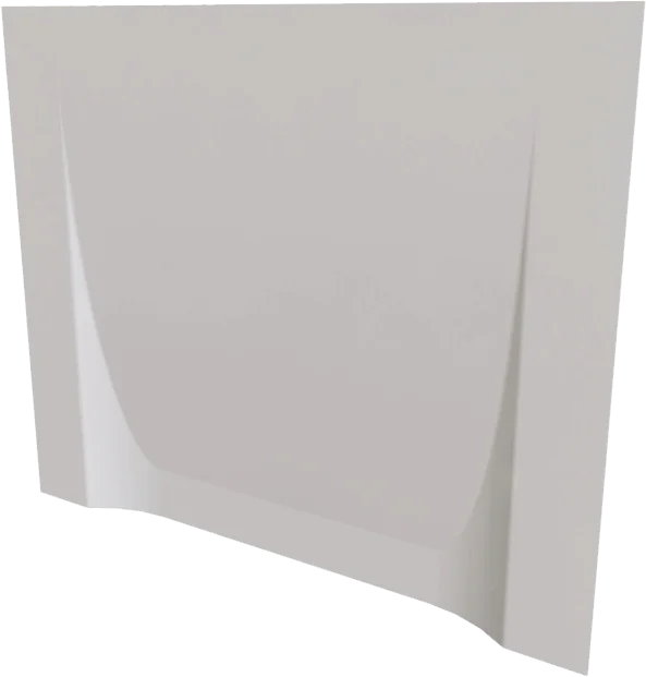 Торцевая панель для ванны Radomir Николь 70х62 L белый