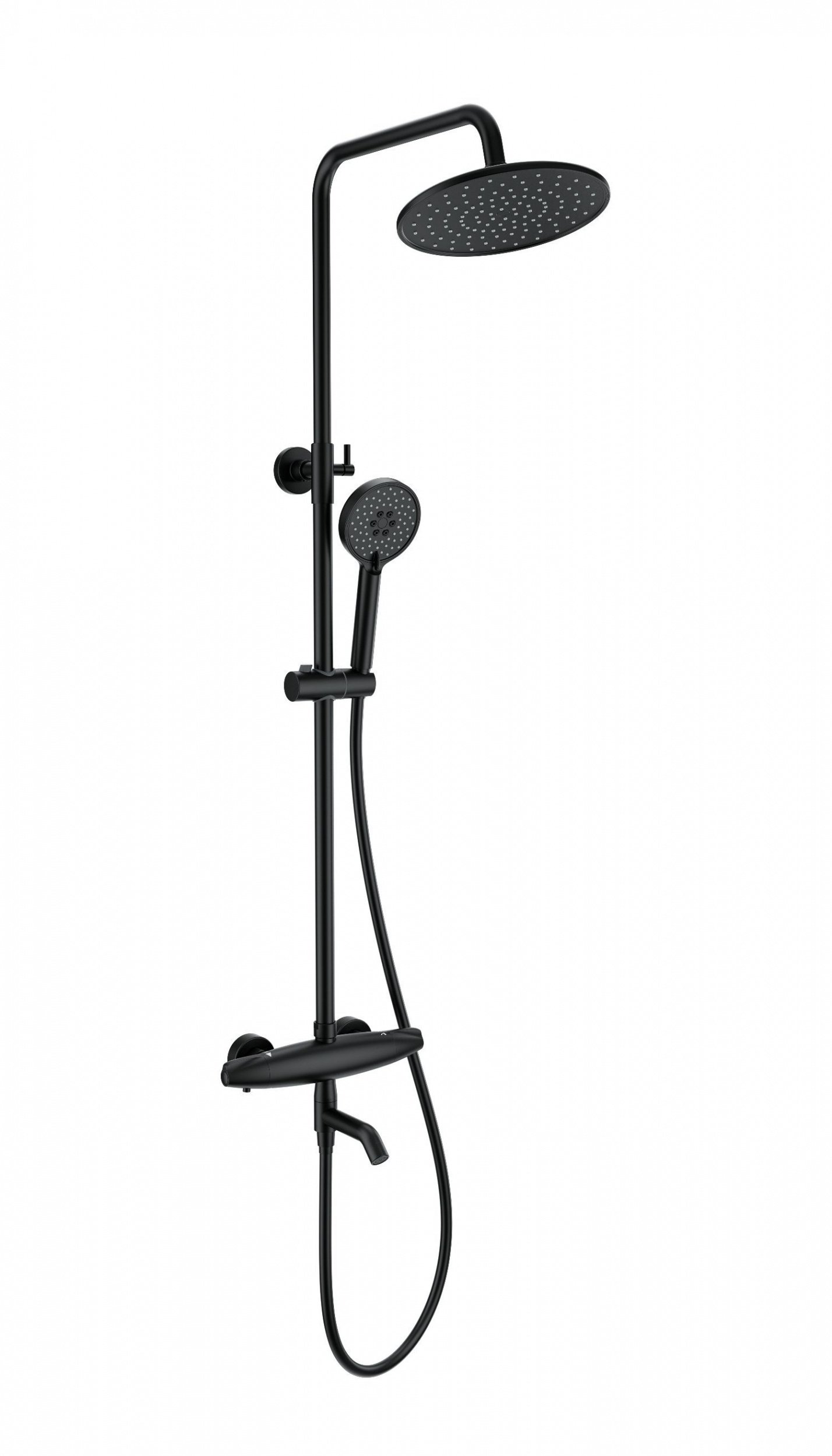 

Душевая стойка Wonzon & Woghand WW-B3031-A3-MB матовая черная
