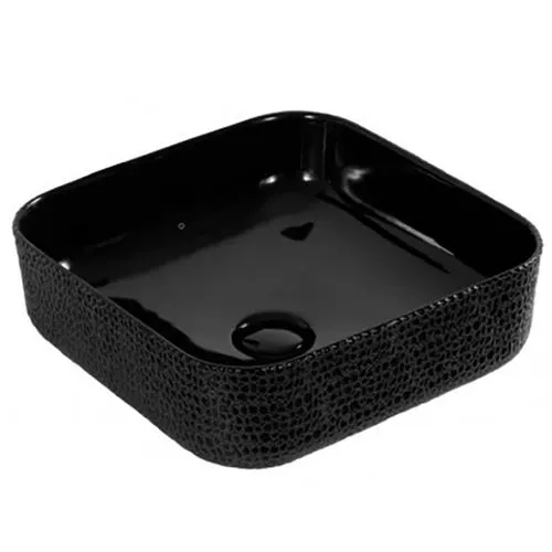 

Раковина накладная CeramaLux 39х39 D1303H004 черный