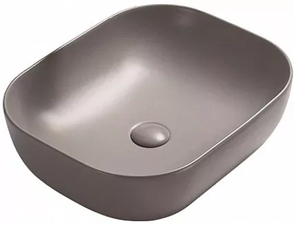 

Раковина накладная CeramaLux 50.5х40.5 78104MH-5 светло-серый матовый
