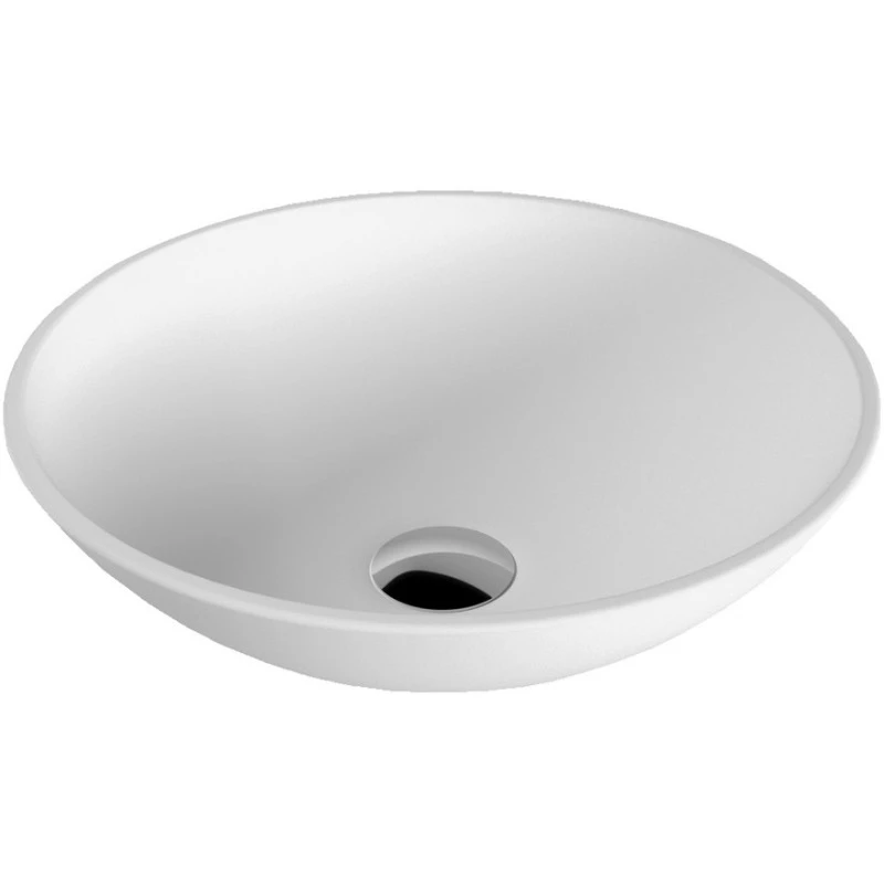 

Раковина накладная Whitecross Jade D 40.5 белая матовая